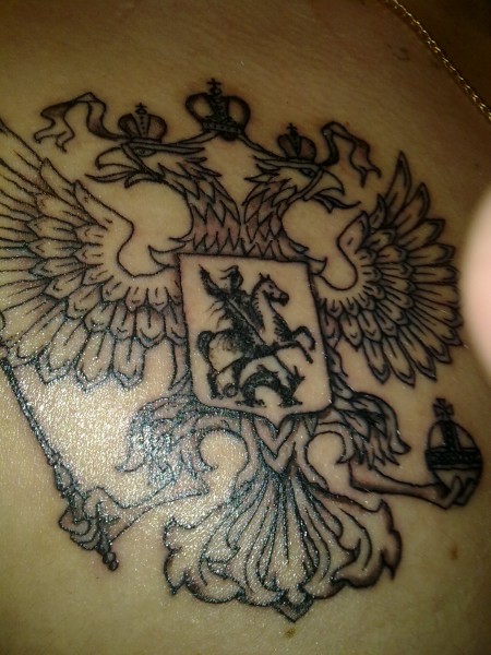 Russischer Adler Tattoo