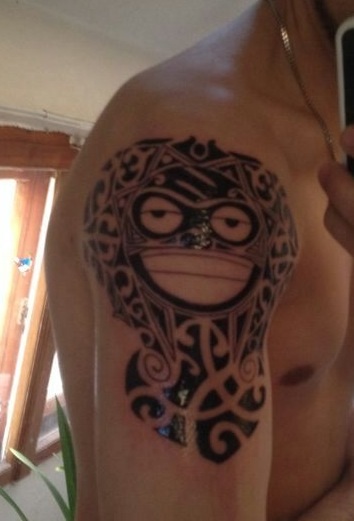 Maori-Tattoo: Maorie neumodisch