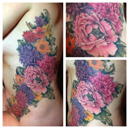 Blumen-Tattoo: Flowerpower
