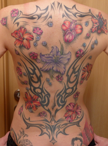 Blumen-Tattoo: 