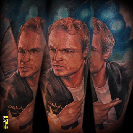 Sterne-Tattoo: Terence Hill