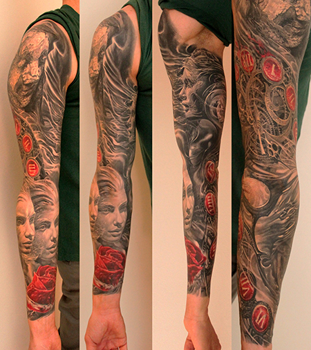 Feder-Tattoo: Finally done! 