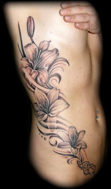 Maori-Tattoo: Lilienranke