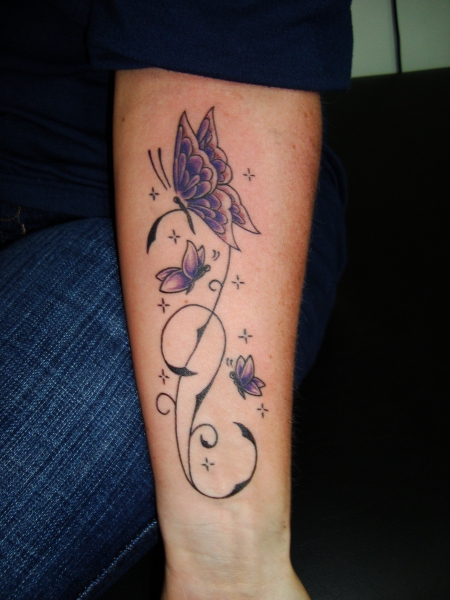 Oberarm schrift tattoo frau Unterarm Tattoo