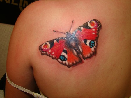 Schmetterling-Tattoo: Schmeterling