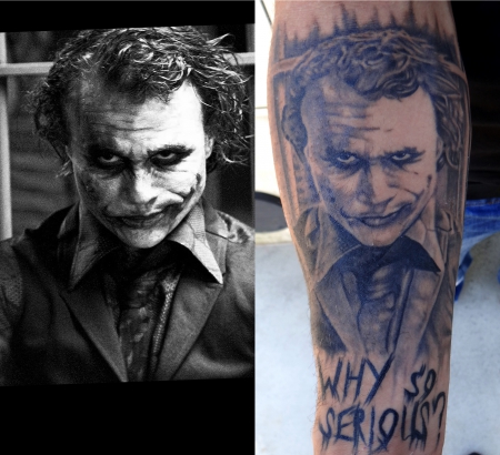 why so serious ?  JOKER  (Unterarm) 