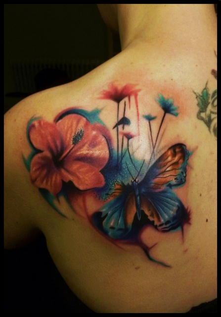 Schmetterling-Tattoo: Butterfly