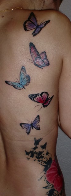 Tattoo Bilder Sterne Schmetterlinge Tattoo Arts