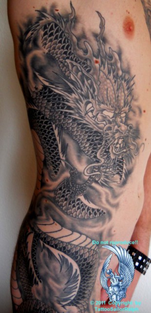 Dragon, In progress...Detail