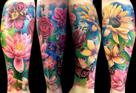 Blumen-Tattoo: Blümis