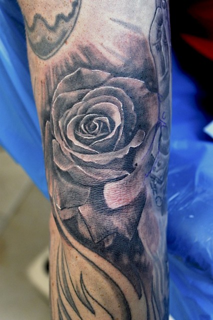 frau mann tattoo tatoo weiss picture