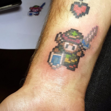 fußball-Tattoo: A Link to the Past 2