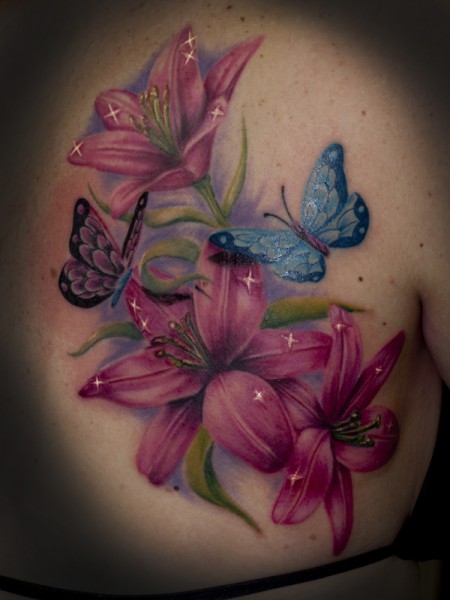 Schmetterling-Tattoo: blümels