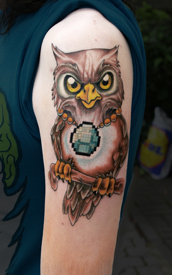 Minecraft Eule - by Sjard, Trioxin Gallery, Frankfurt