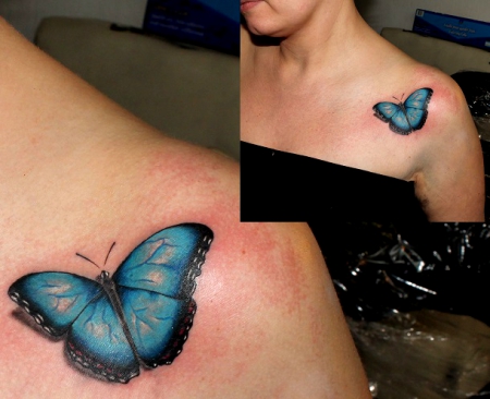Schmetterling-Tattoo: Schmetterding