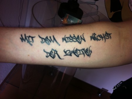 Tatto Schrift on Text Von Tattoo   Lilz Eu   Tattoo De