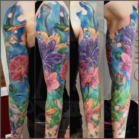 Handgelenk-Tattoo: Flowers