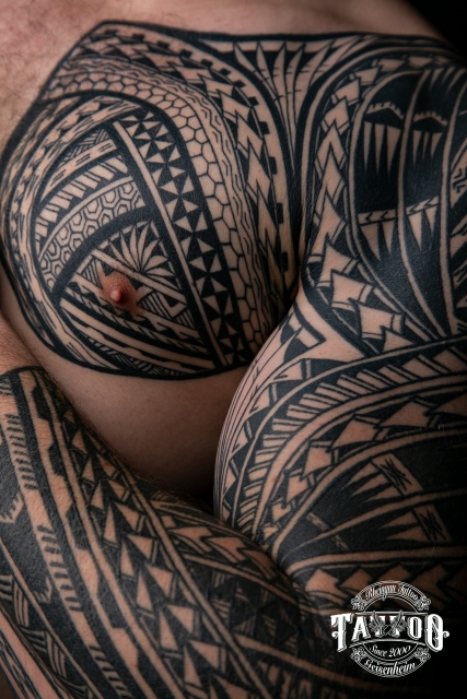 Maori-Tattoo: maori tattoo arm
