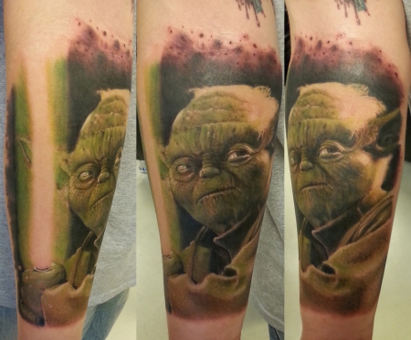 Sterne-Tattoo: Yoda