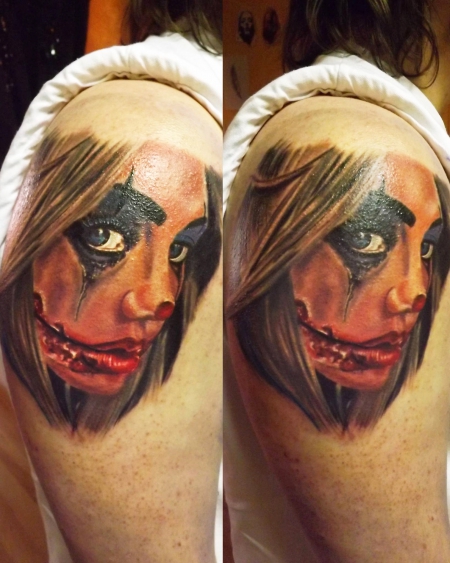 Clown Horror Tussy :D...start eines Horror / Realistic Sleeves :)