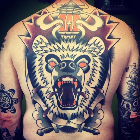 oldschool bär backpiece