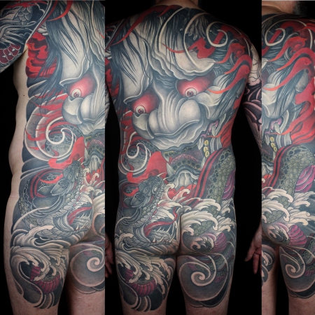 Hannya und Schlange