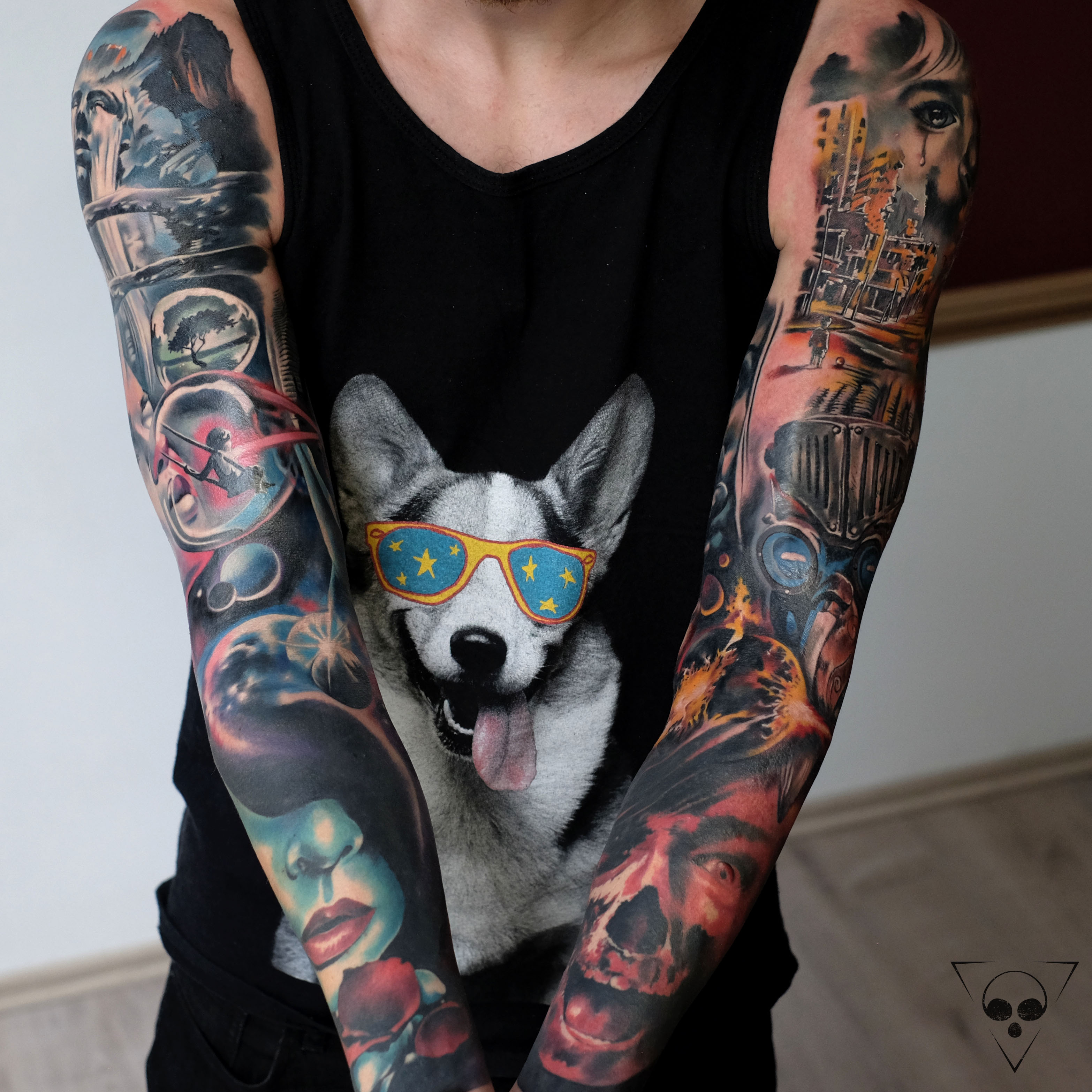 Beendetes Projekt Color Sleeves Bilder 'Zukunft' TattooBewertung.de