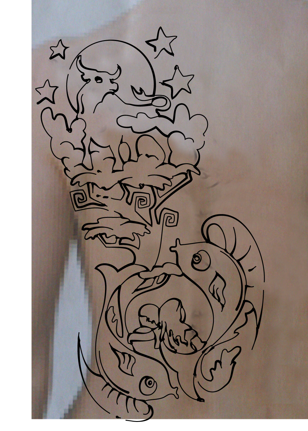Sternzeichen auf dem Rücken TattooBewertung.de
