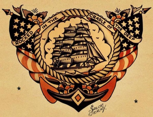 tattoo sailor jerry: schiff