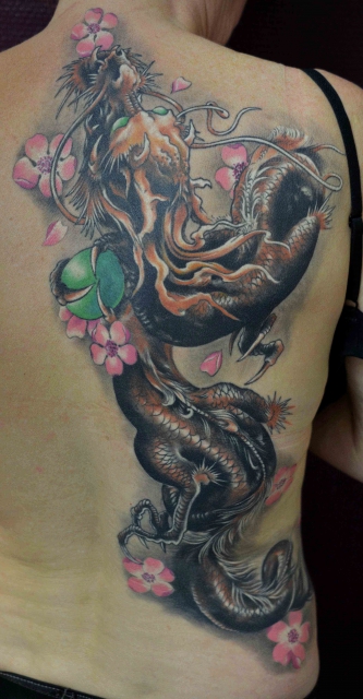 Asia Dragon Tattoo By LJUBA  Godfather's Tattoo Nürnberg
