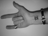 Zwillings-Symbol astrol._Handwurzel rechts