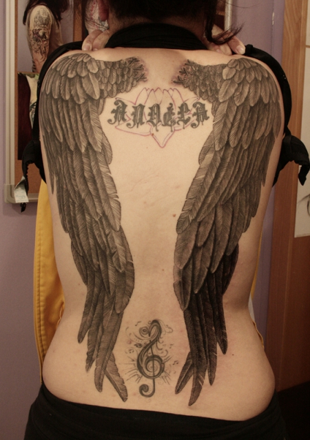 Wings tattoo