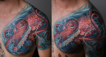 Beginn Unterwassersleeve