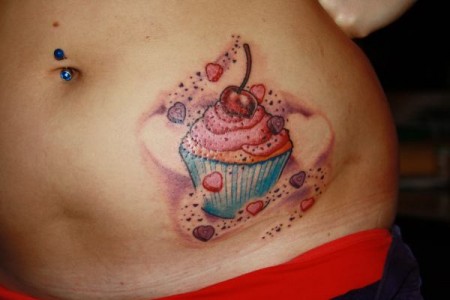 cupcake-Tattoo: Mein zweites tattoo - Cupcake