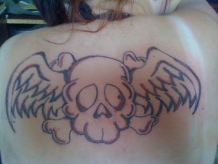 Skull and Wings