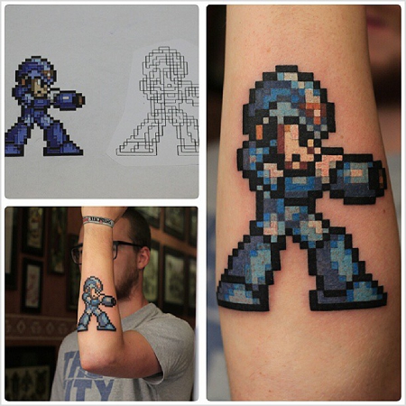 8 bit Megamen