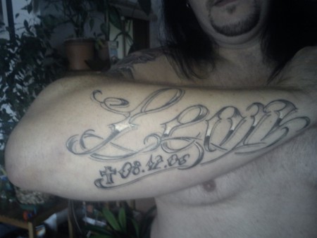 In memory of my loved son