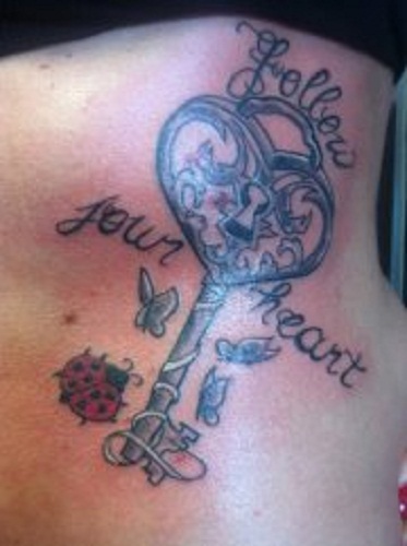 Geschwistertattoo "Der Schlüssel" 