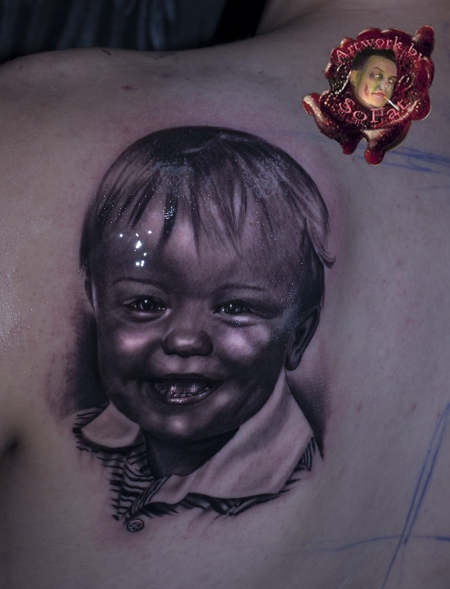 Portrait by SoFat/Lunatics Custom Tattoos