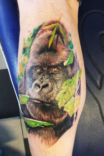 gorilla-Tattoo: bingo bongo