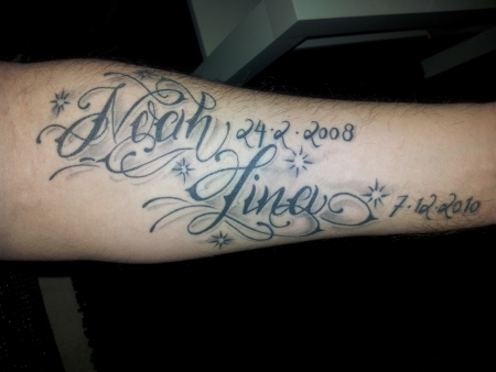 Die 10 Besten Bilder Zu Tattoos Mit Namen Der Kinder