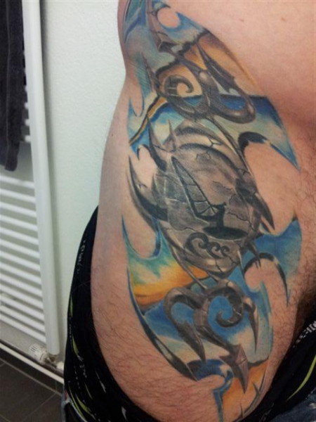 Mein abgeheiltes Silver Surfer Tattoo