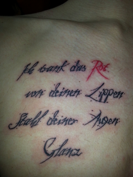 Mein 2. Tattoo und die nächsten werden folgen