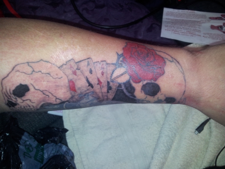 erstes Tattoo von mir!
