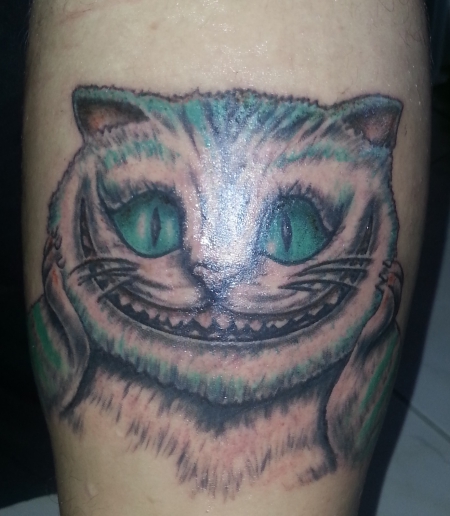 Grinsekatze mit UV