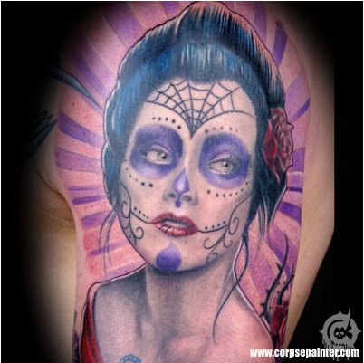 "Dia de los muertos" von Basti (Corpsepainter München)