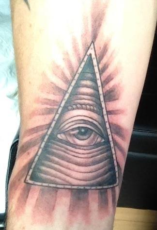 Mit tattoo auge dreieck bedeutung Triangeltätowierung: seine