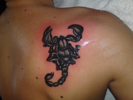 Ertes überhaupt gemachtes tattoo von mir Scorpion