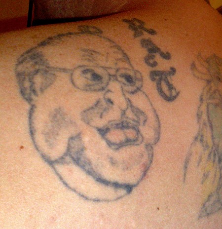 ratte-Tattoo: dr.helmut kohlchen *1996*