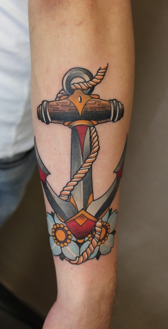 anker-Tattoo: ANCHOR